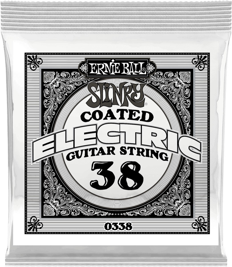 ERNIE BALL .038 SLINKY COATED NICKEL WOUND ELECTRIC GUITAR STRINGS