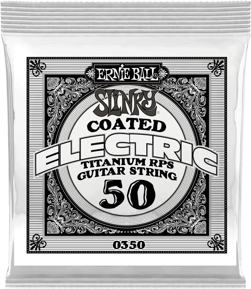 ERNIE BALL .050 SLINKY COATED NICKEL WOUND ELECTRIC GUITAR STRINGS