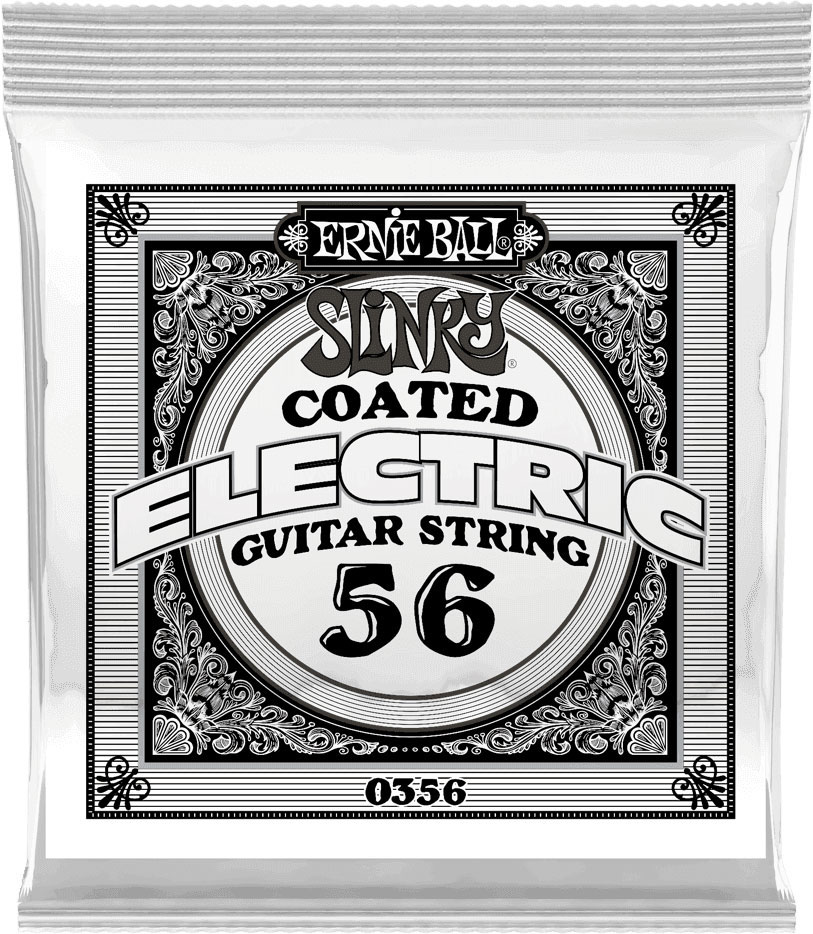 ERNIE BALL .056 SLINKY COATED NICKEL WOUND ELECTRIC GUITAR STRINGS