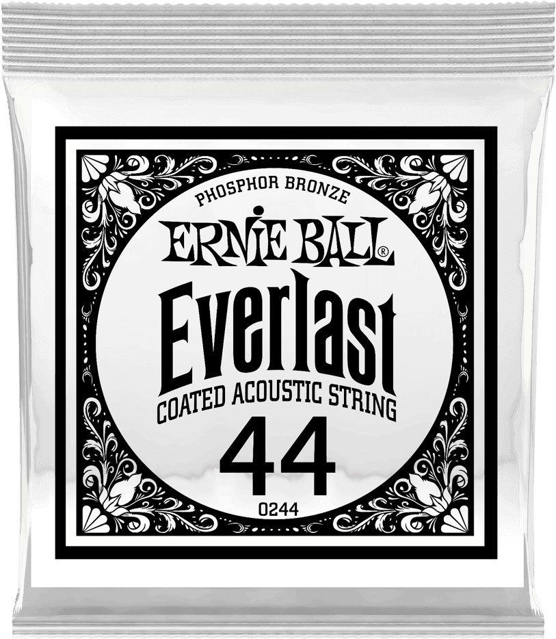 ERNIE BALL .044 EVERLAST COATED PHOSPHOR BRONZE ACOUSTIC GUITAR STRINGS
