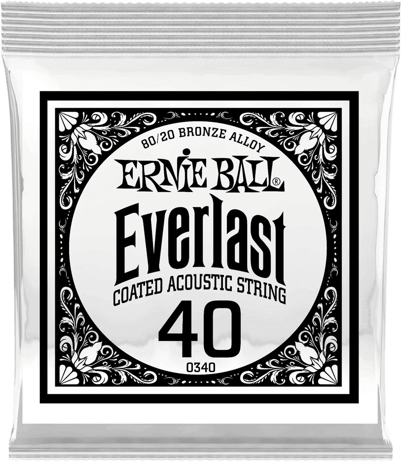 ERNIE BALL Everlast Coated 80/20 Bronze 40