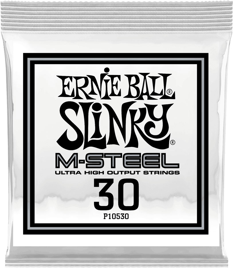 ERNIE BALL .030 M-STEEL WOUND ELECTRIC GUITAR STRINGS