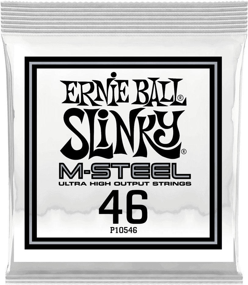 ERNIE BALL .046 M-STEEL WOUND ELECTRIC GUITAR STRINGS