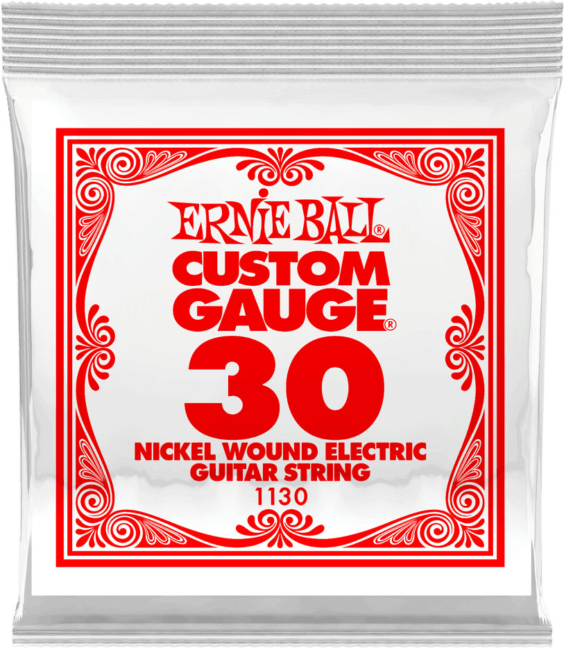 ERNIE BALL .030 NICKEL WOUND ELECTRIC GUITAR STRINGS