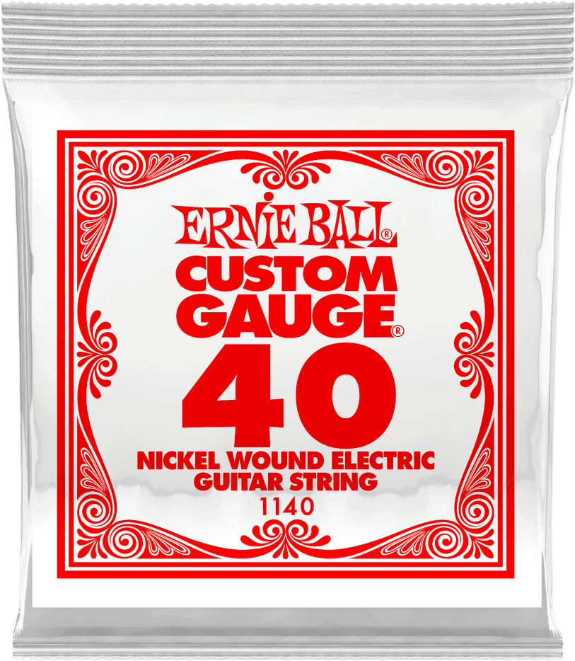 ERNIE BALL .040 NICKEL WOUND ELECTRIC GUITAR STRINGS