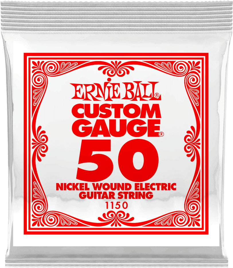 ERNIE BALL .050 NICKEL WOUND ELECTRIC GUITAR STRINGS
