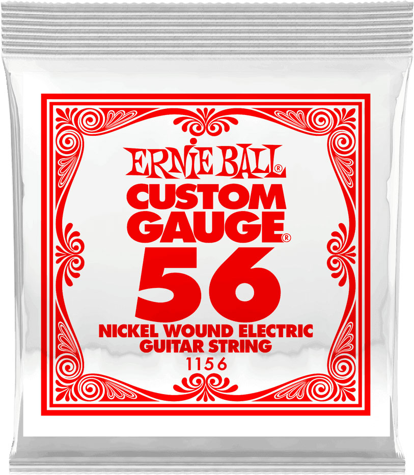 ERNIE BALL .056 NICKEL WOUND ELECTRIC GUITAR STRINGS