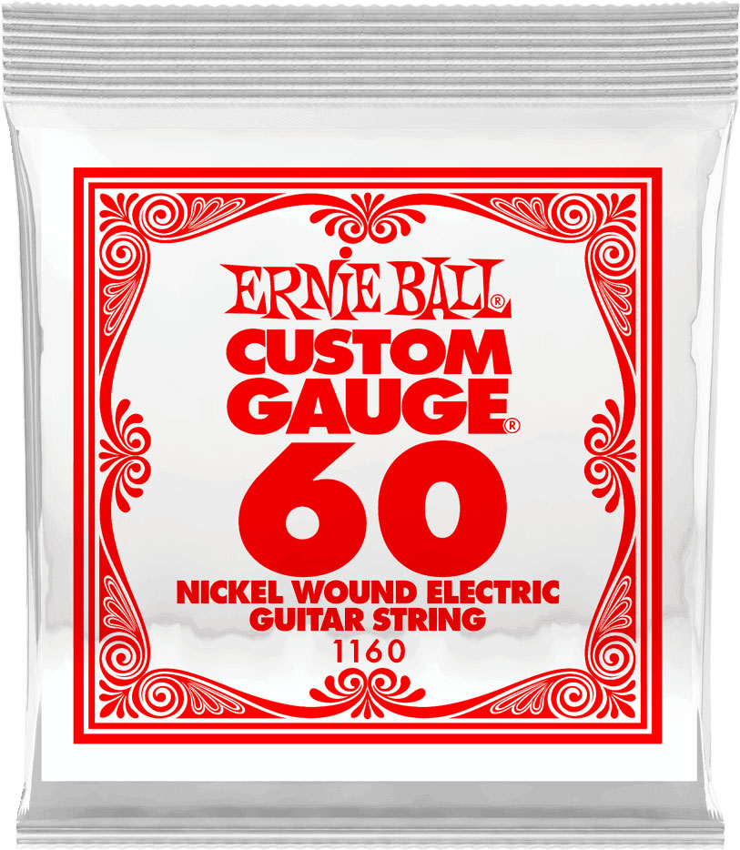ERNIE BALL .060 NICKEL WOUND ELECTRIC GUITAR STRINGS