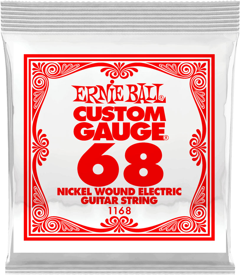 ERNIE BALL .068 NICKEL WOUND ELECTRIC GUITAR STRINGS