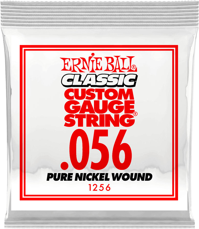 ERNIE BALL .056 CLASSIC PURE NICKEL WOUND ELECTRIC GUITAR STRINGS