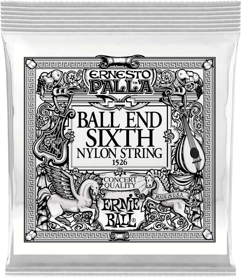 ERNIE BALL GOLD 6TH ERNESTO PALLA NYLON BALL END CLASSICAL GUITAR STRINGS