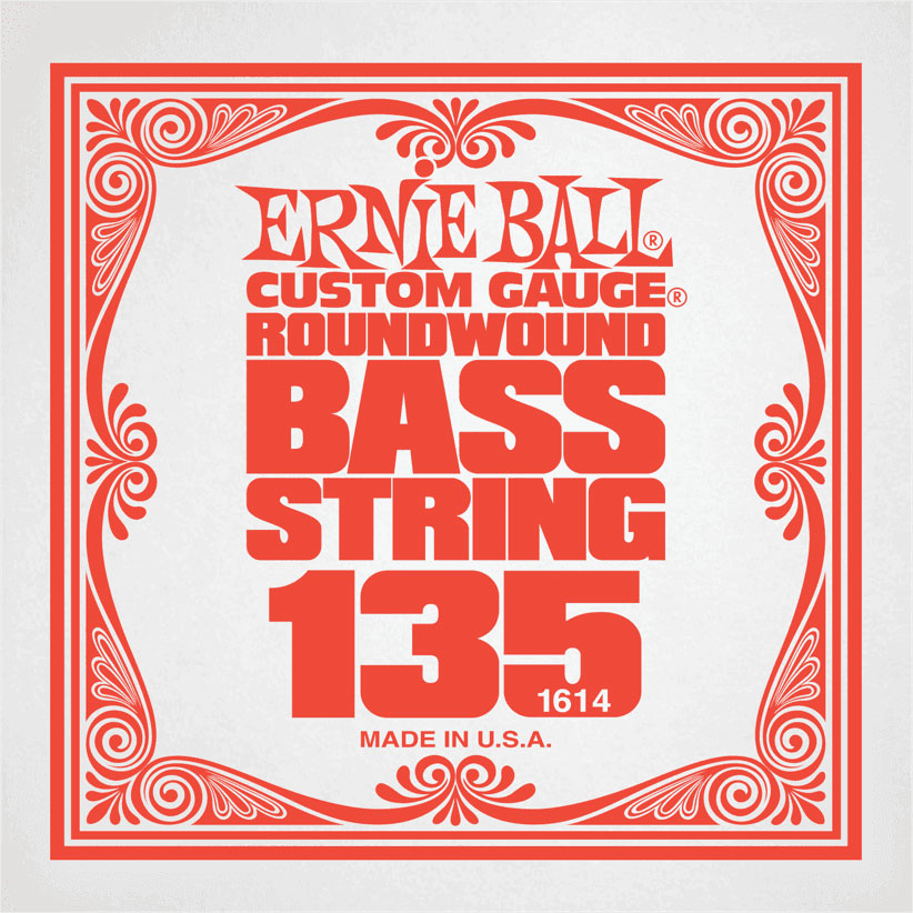 ERNIE BALL .135 NICKEL WOUND ELECTRIC BASS STRING SINGLE