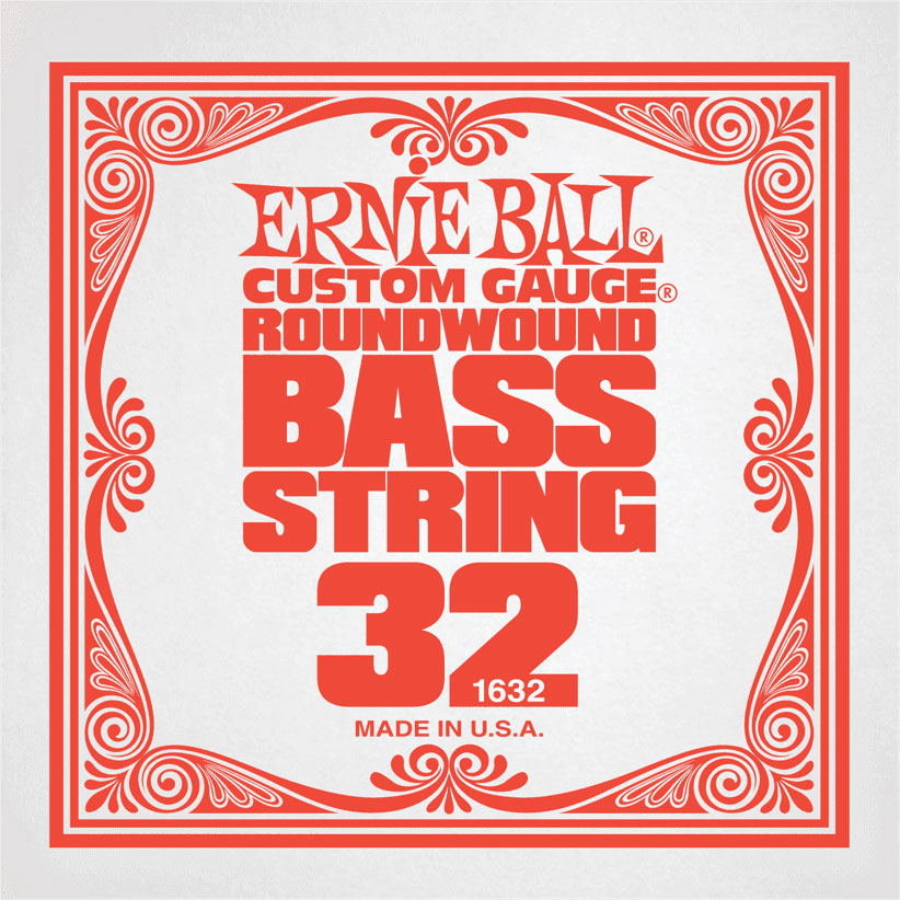ERNIE BALL .032 NICKEL WOUND ELECTRIC BASS STRING SINGLE