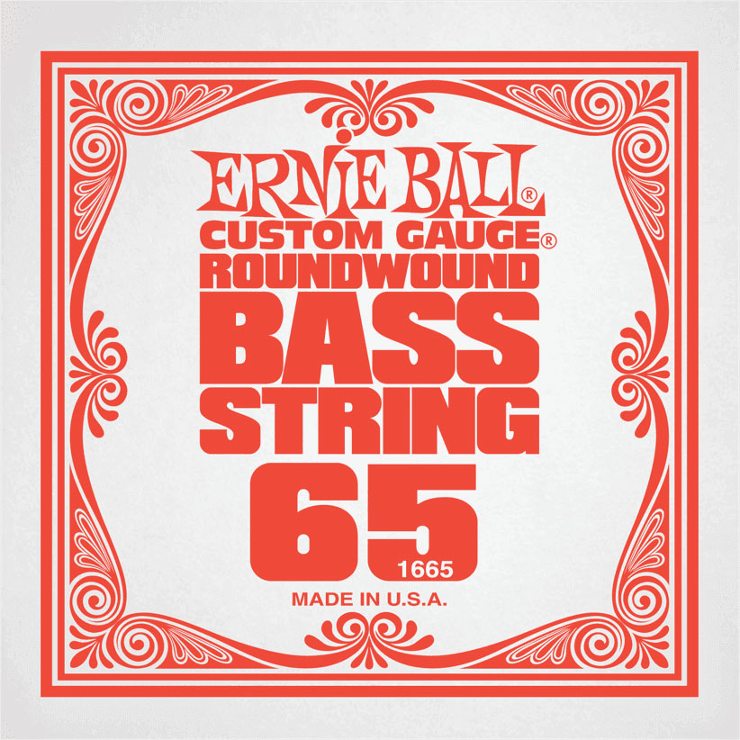ERNIE BALL .065 NICKEL WOUND ELECTRIC BASS STRING SINGLE