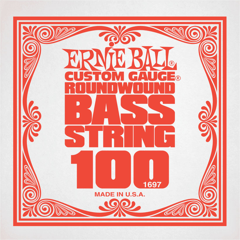 ERNIE BALL .100 NICKEL WOUND ELECTRIC BASS STRING SINGLE
