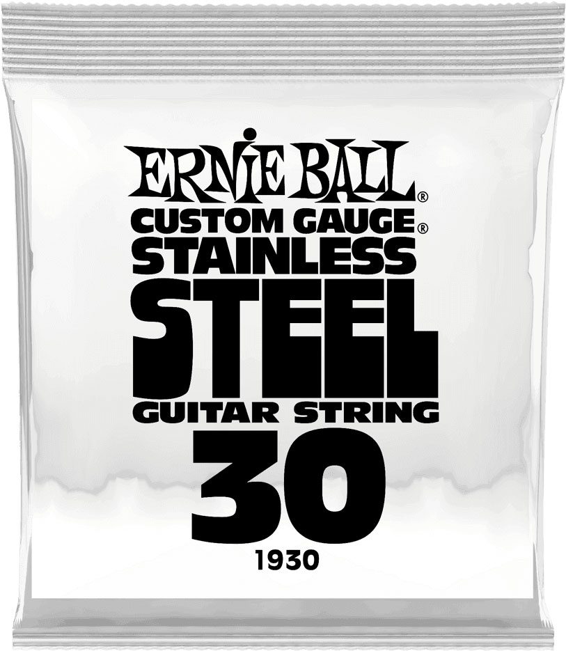ERNIE BALL .030 STAINLESS STEEL WOUND ELECTRIC GUITAR STRINGS