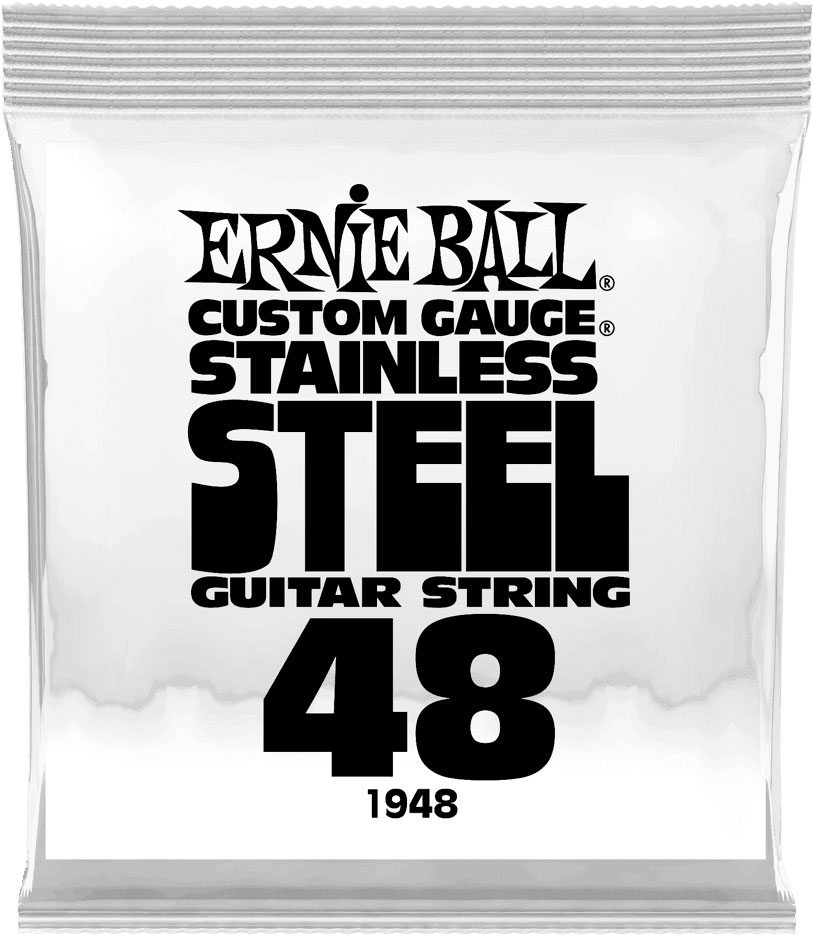 ERNIE BALL .048 STAINLESS STEEL WOUND ELECTRIC GUITAR STRINGS