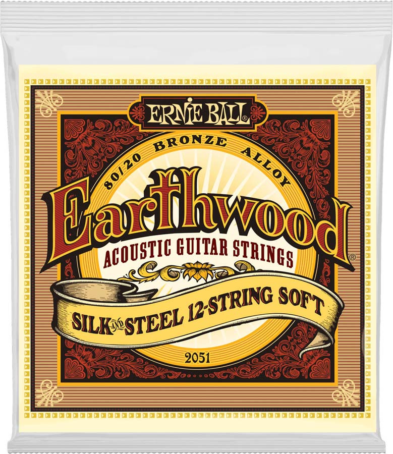 ERNIE BALL 2051 EARTHWOOD SILK SOFT 12C 9-46