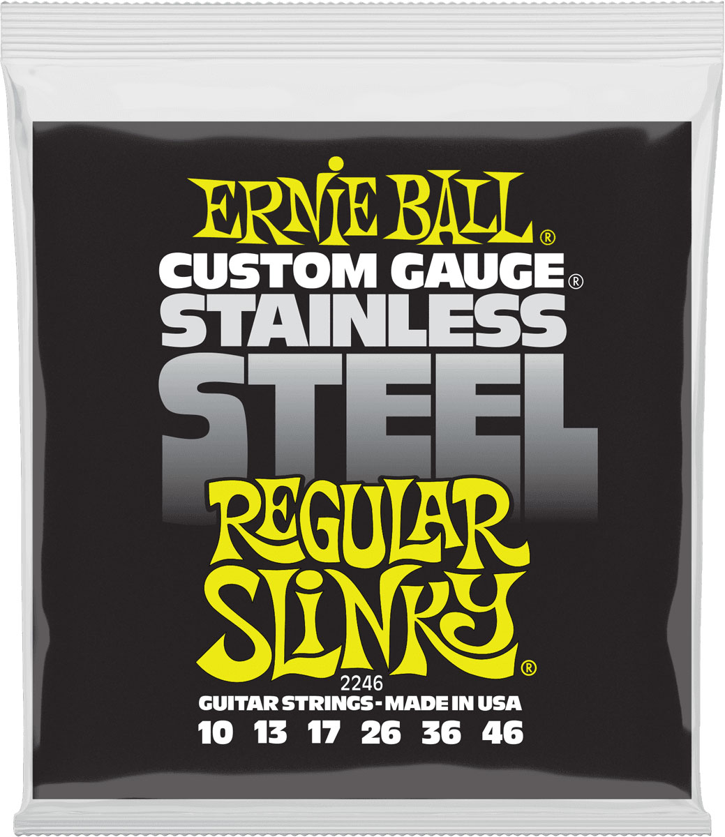 ERNIE BALL 2246 Stainless Steel Regular Slinky 10-46