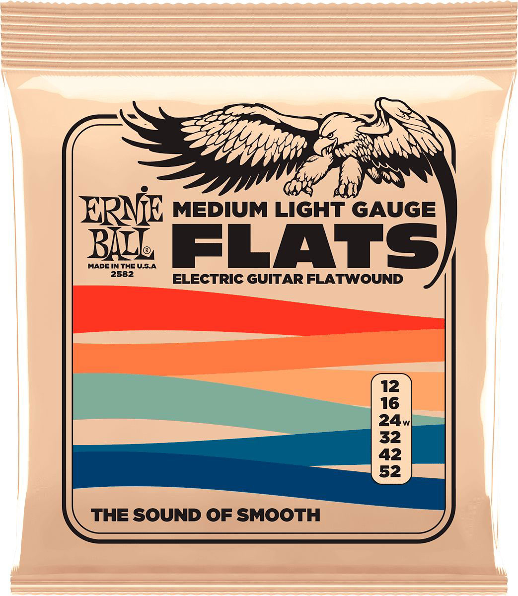 ERNIE BALL FLATS MEDIUM LIGHT 12-52
