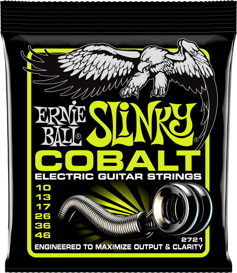 ERNIE BALL 2721 SLINKY COBALT REGULAR SLINKY 10-46