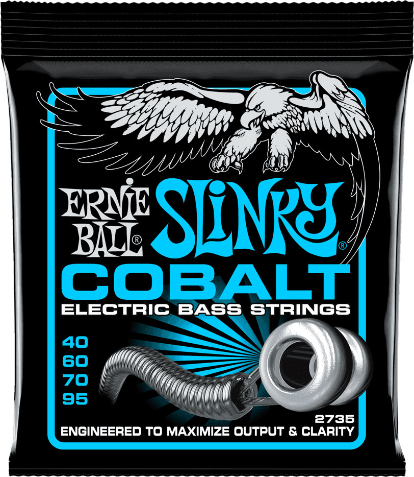 ERNIE BALL 2735 COBALT EXTRA SLINKY 40-95