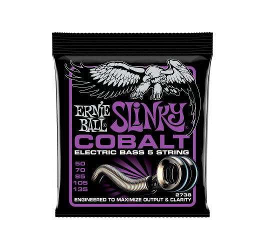 ERNIE BALL 2738 SLINKY COBALT 5S 50-135