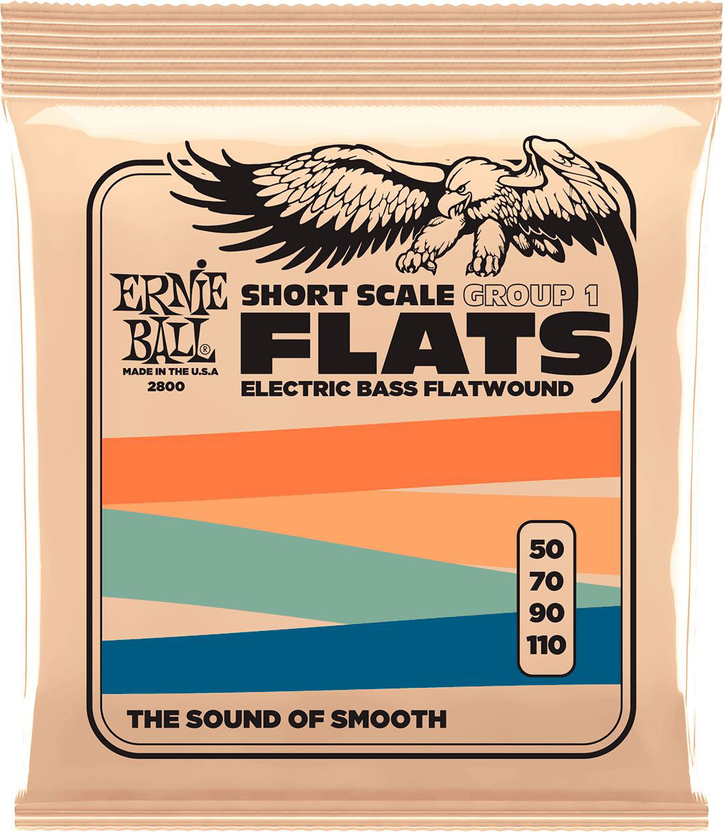 ERNIE BALL FLATS GROUP 1 SHORT SCALE 50-110