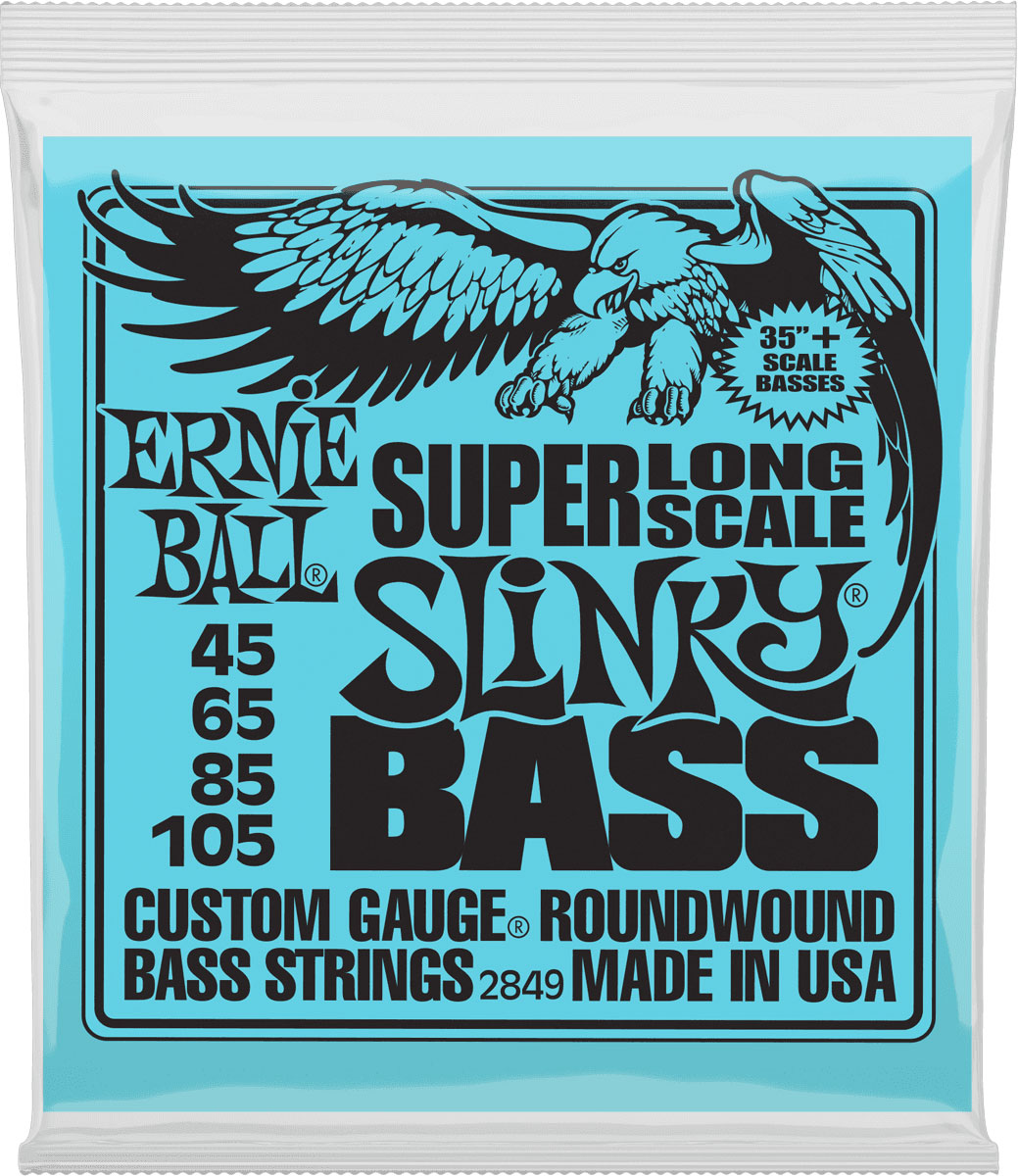 ERNIE BALL 2849 SUPER LONG SCALE SLINKY BASS 45-105