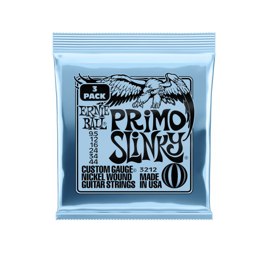 ERNIE BALL 3212 PRIMO SLINKY 9,5-44 PACK DE 3