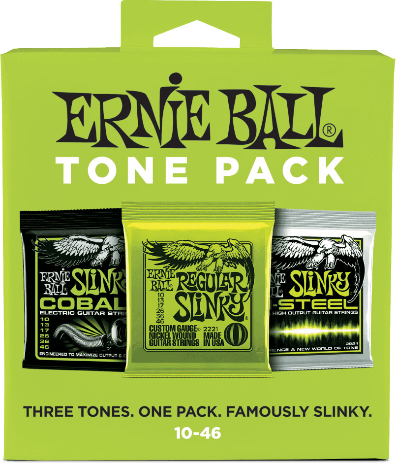ERNIE BALL TONE PACK 10-46 PACK DE 3