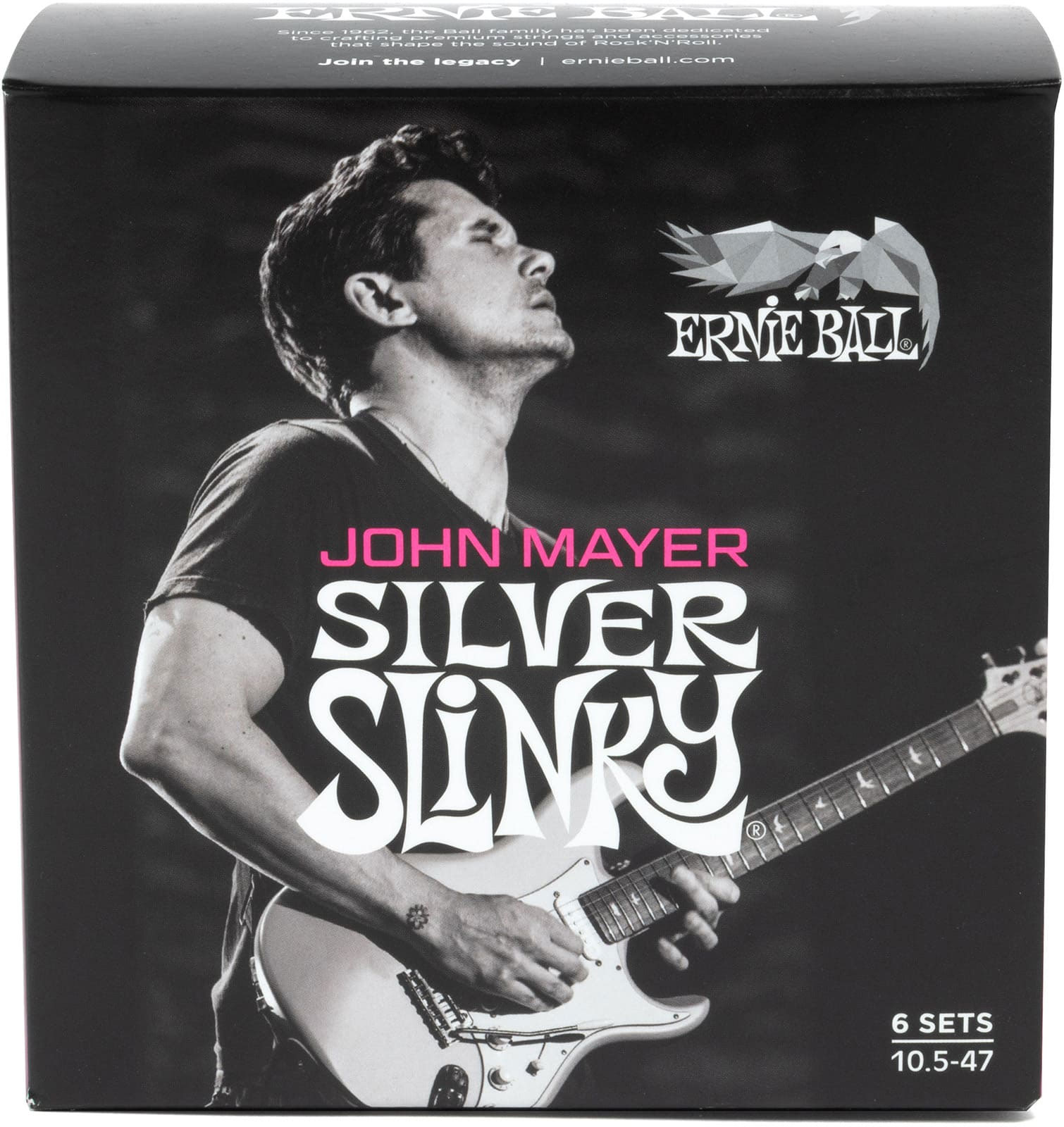 ERNIE BALL Silver Slinky Nickel Wound Signature John Mayer - 10,5-47 - Pack De 6