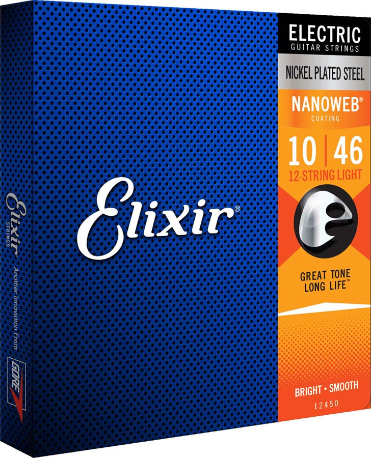 ELIXIR Cordes Electriques Nanoweb Jeux Light /12C