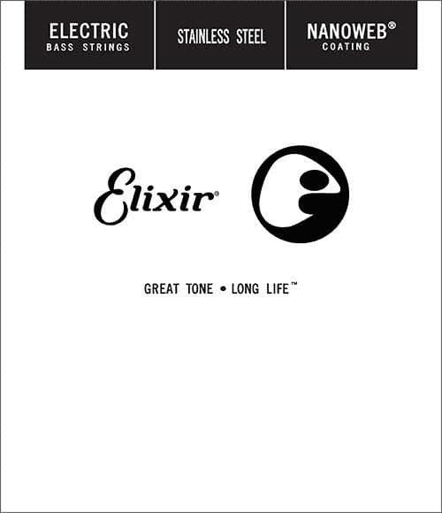 ELIXIR CORDE BASSE NANOWEB STAINLESS STEEL 130