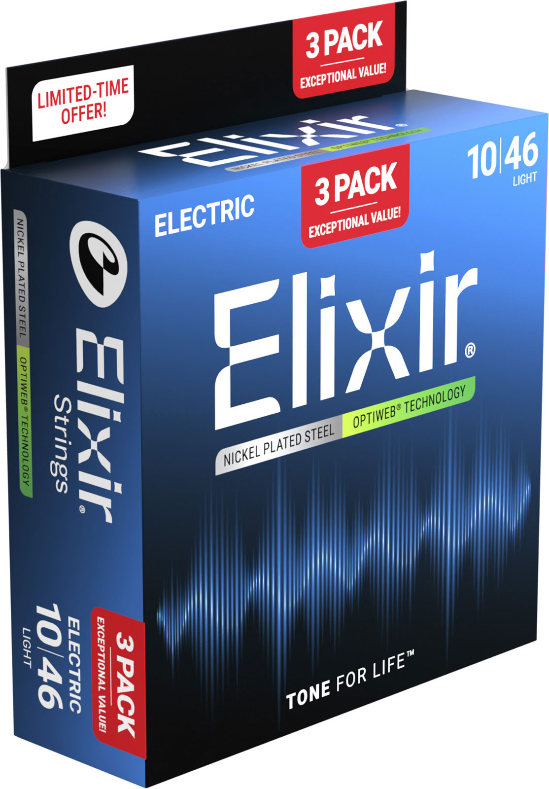 ELIXIR 16572 Optiweb 10-46 Light Pack de 3
