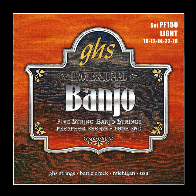 GHS BANJO PHOSPHOR BRONZE LIGHT !10-12-14-22-10