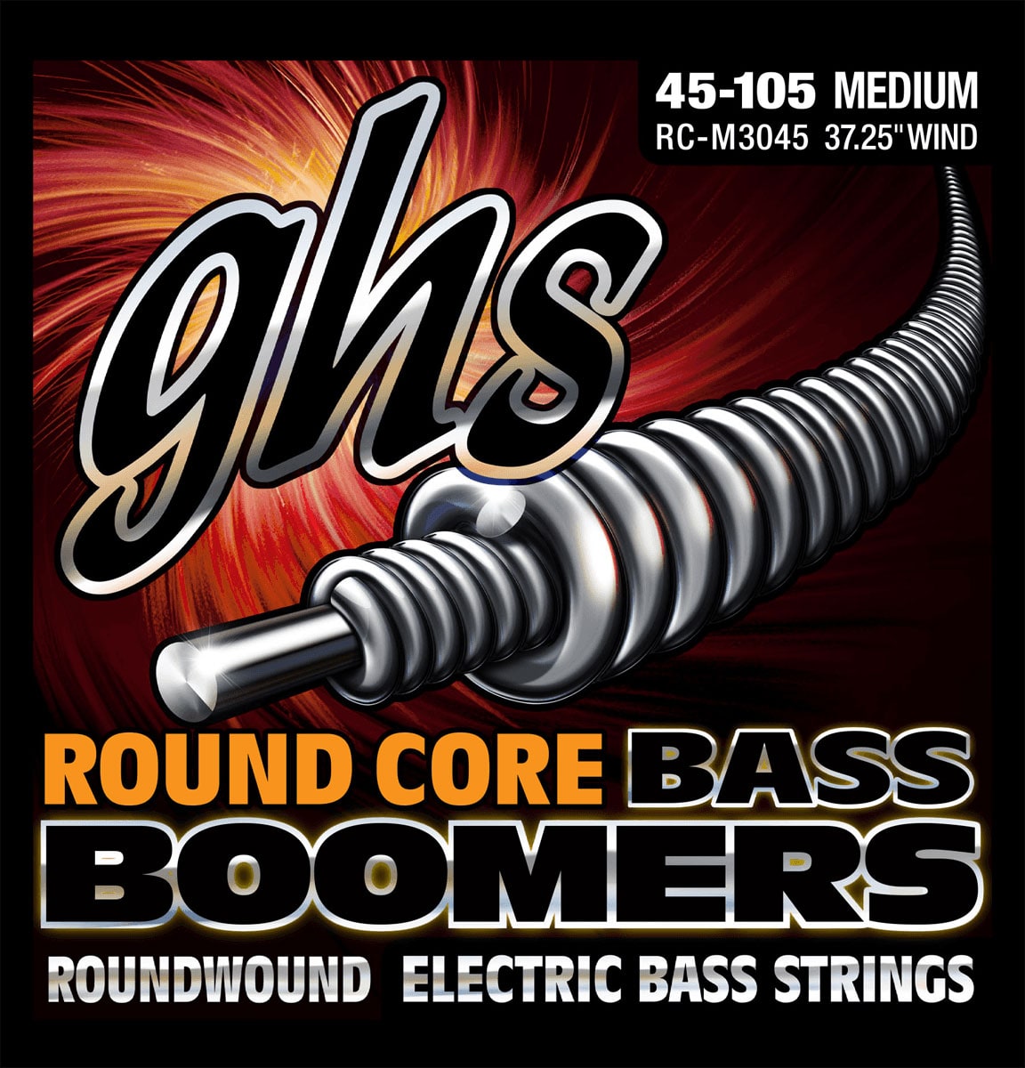 GHS RC-M3045 ROUND CORE BASS BOOMERS MEDIUM 45-105