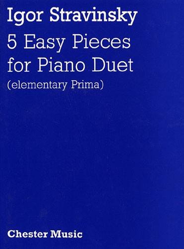 CHESTER MUSIC STRAVINSKY I. - 5 EASY PIECES FOR PIANO DUET