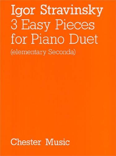CHESTER MUSIC STRAVINSKY I. - 3 EASY PIECES FOR PIANO DUET