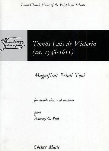 CHESTER MUSIC Victoria Tomas Luis (de) - Magnificat Primi Toni