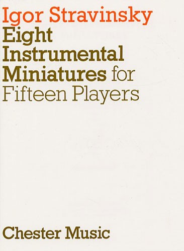 CHESTER MUSIC EIGHT INSTRUMENTAL MINIATURES FOR FIFTEEN PLAYERS - ORCHESTRA