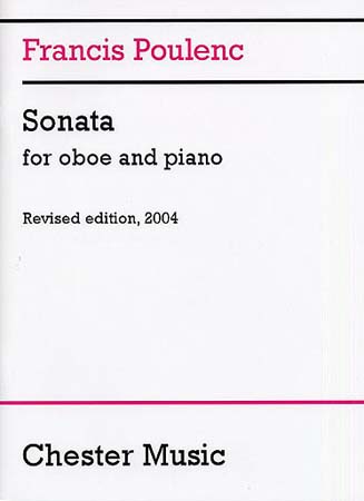 CHESTER MUSIC POULENC FRANCIS - SONATA - HAUTBOIS, PIANO