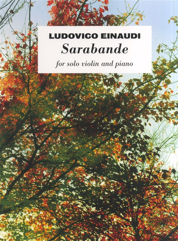 CHESTER MUSIC EINAUDI - SARABANDE - VIOLIN