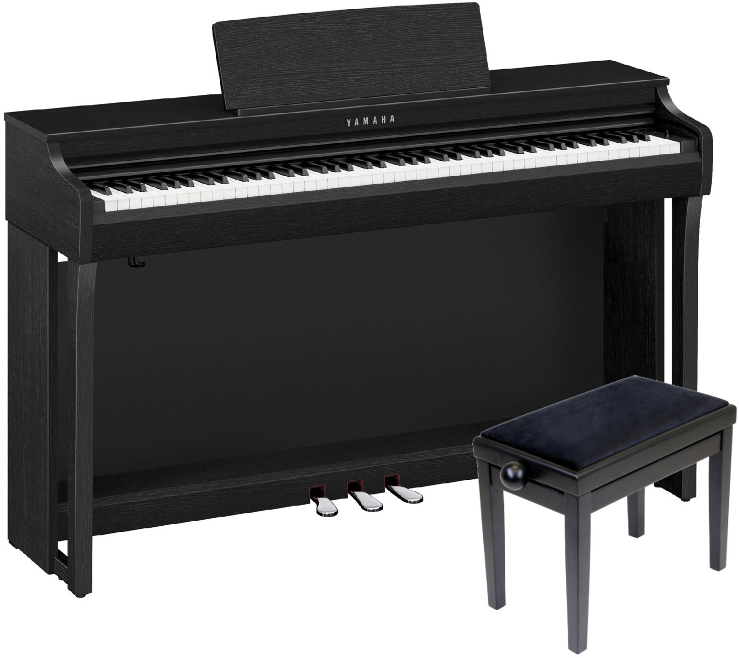 YAMAHA CLP 835 black and his bench