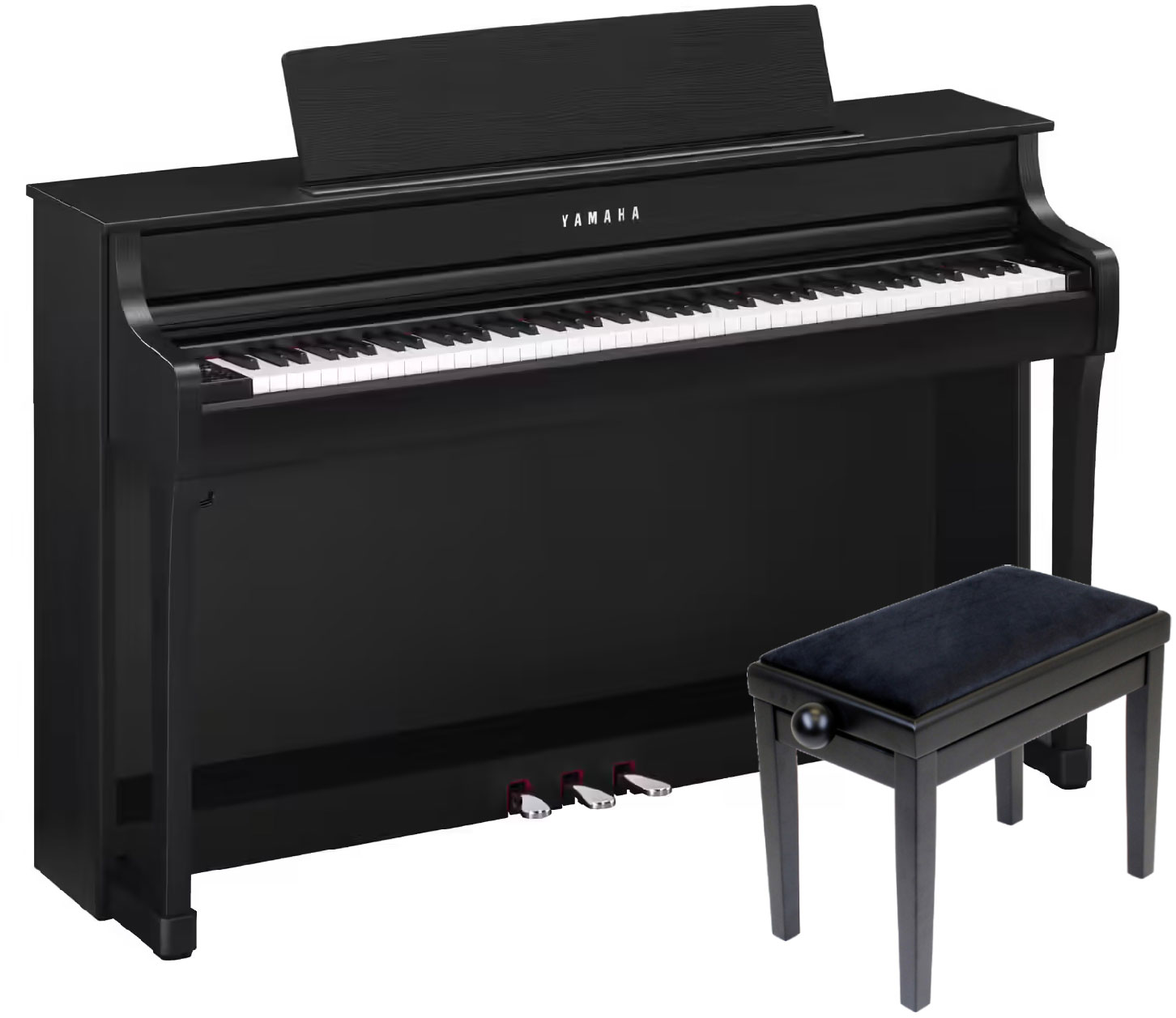 YAMAHA CLP 845 black and his bench