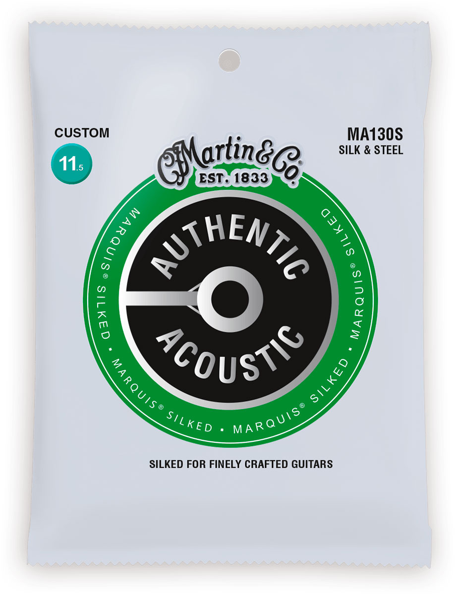 MARTIN STRINGS MA130S AUTHENTIC SILKED SILK & STEEL 11.5 47.0 SILK STEEL 11.5-14-26-28-38-47