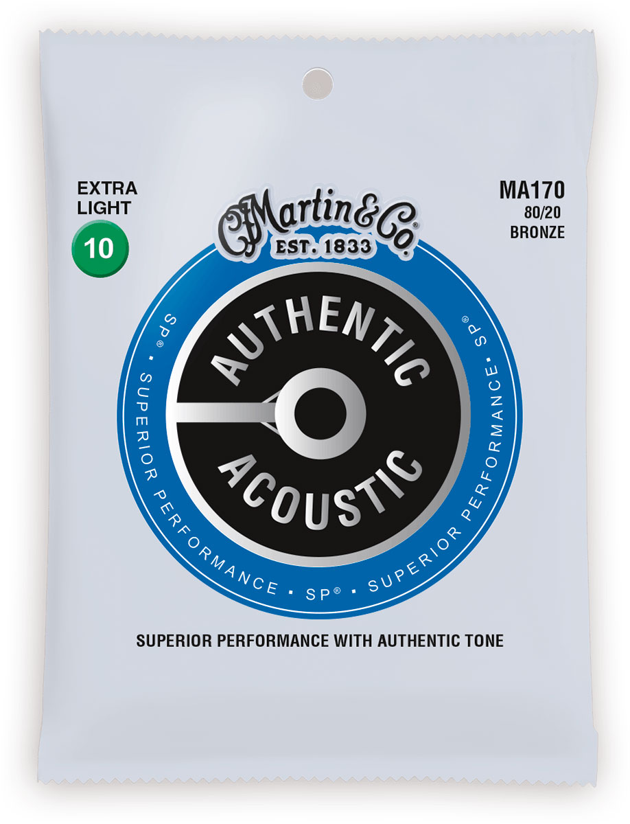 MARTIN STRINGS MA170 Authentic, Extra Light, 80/20