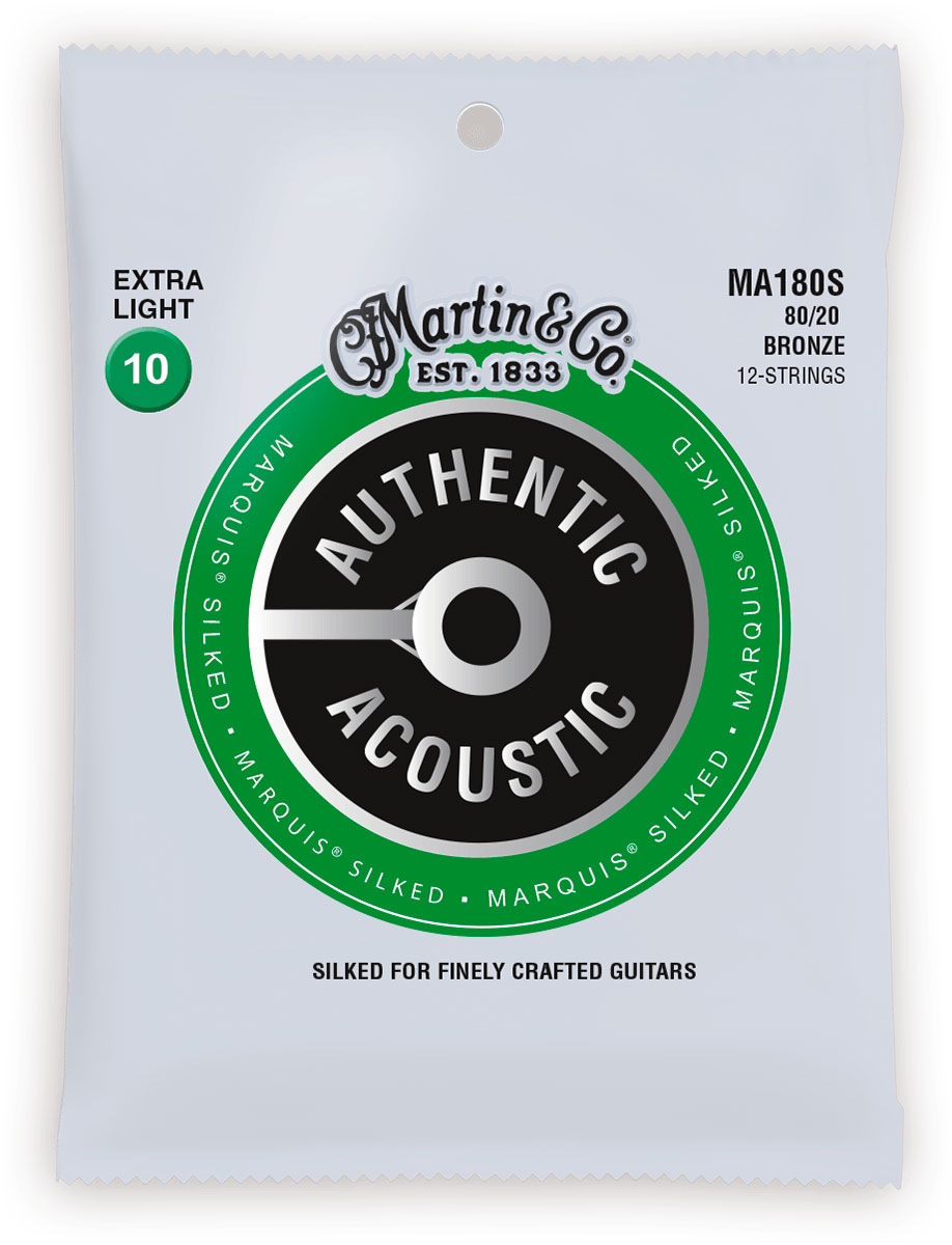 MARTIN & CO MA180s Authentic 80/20 Silked 12C Extra Light 10-47