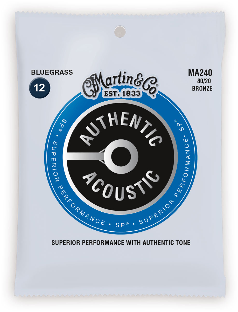 MARTIN & CO MA240 AUTHENTIC SP BLUEGRASS 80/20 BRONZE BLUEGRASS 12-16-25-35-48-56