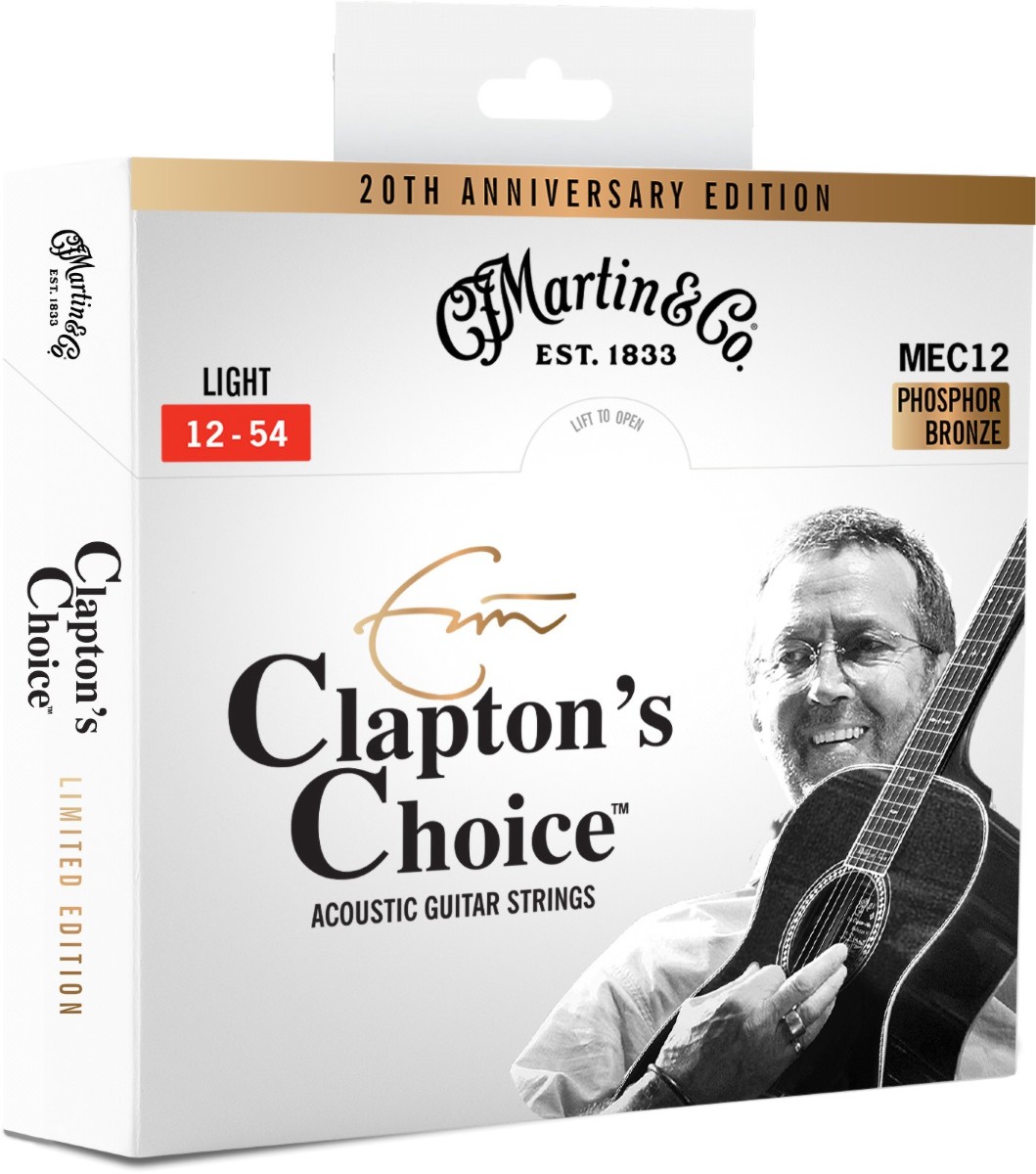 MARTIN STRINGS MEC12-LTD Eric Clapton Phosphore Bronze Light 12-54